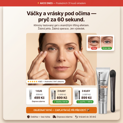 Váčky pryč za 60 sekund✅ Doprava zdarma. Zaplatíte až u dveří ⚡