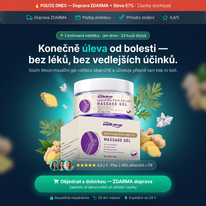 Bolest pryč. Riziko nulové ✅ Objednejte dnes za akční cenu — zaplatíte až u dveří⚡